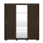 Guarda Roupa De Casal Com Espelho 3 Portas Pés Residence Ii D