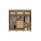 Guarda Roupa De Casal Com Espelho 6 Portas 4 Gavetas Belém Al