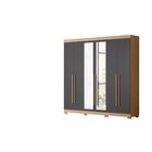 Guarda Roupa De Casal Com Espelho 6 Portas 4 Gavetas Belém Al