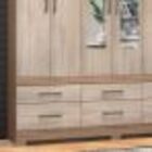 Guarda Roupa De Casal Demóbile Veneto 06 Portas Com Espelho N