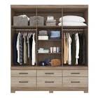 Guarda Roupa De Casal Demóbile Veneto 06 Portas Com Espelho N