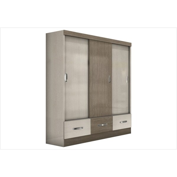 Guarda Roupa De Casal Itapema 03 Portas Deslizantes E 02 Gave