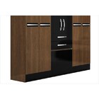 Guarda Roupa De Casal Mafra 06 Portas E 02 Gavetas Imbuia Com