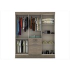 Guarda Roupa De Casal Mafra 06 Portas E 02 Gavetas Imbuia Com