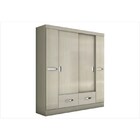 Guarda Roupa De Casal Malibu 04 Portas E 02 Gavetas Flex Avel