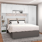 Guarda Roupa De Casal Modulado 4 Peças Star J00025 Cor Branco