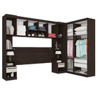 Guarda Roupa De Casal Modulado 6 Peças Star J00035 Cor Amêndo