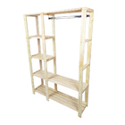 Guarda-roupa De Madeira Closet Caruaru - Natural