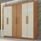 Guarda-roupa De Solteiro 100% Mdf 6 Portas 2 Gavetas Benfica