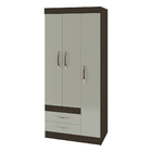 Guarda Roupa De Solteiro 3 Portas Recife Amêndoa Off White Po