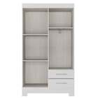 Guarda-roupa De Solteiro 4 Portas 2 Gavetas Hera Branco - Mov