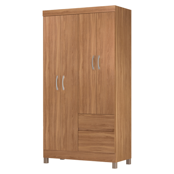 Guarda Roupa De Solteiro 4 Portas 2 Gavetas Lotus Amendola To