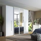 Guarda Roupa De Solteiro 4 Portas 2 Gavetas Thb Splendore Plu