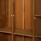 Guarda Roupa De Solteiro Madeira Maciça Com Espelho Moscou At