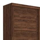 Guarda Roupa De Solteiro Prático 2 Portas Jacarandá