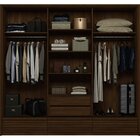 Guarda-roupa Democrata 03 Pts De Correr (flex) Com Espelho Ja