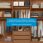 Guarda Roupa Democrata Ripado 6 Portas Com Espelho - Santos A