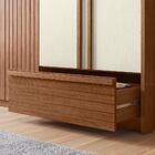 Guarda Roupa Democrata Ripado 6 Portas Com Espelho - Santos A