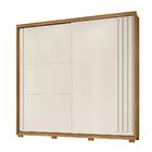 Guarda Roupa Dhara 3 Portas 2 Gavetas Freijo Off White