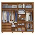 Guarda Roupa Dhara 3 Portas 2 Gavetas Freijo Off White