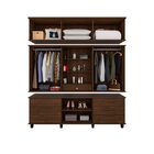 Guarda Roupa Diamante Capelinha C/ Espelho Noce– Fabri Móveis