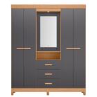 Guarda Roupa Diamante Freijo Titanium