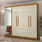 Guarda Roupa Diamante Madeirado Off White - Gelius