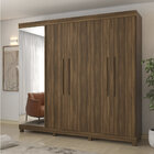 Guarda Roupa Diamante Nogueira - Gelius