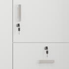 Guarda Roupa Ditália 3 Portas 3 Gavetas Dm-574 Branco