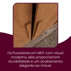 Guarda Roupa Divino Casal 6 Portas 4 Gavetas Mdf Imbuia