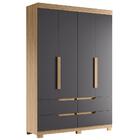 Guarda Roupa Doble Quarto Com 4 Portas E 4 Gavetas