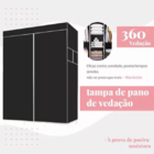 Guarda Roupa Dobrável 2 Portas Armário Para Organizar Roupa