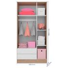 Guarda Roupa Doce Sonho E Berço Cantoneira Branco/carvalho –