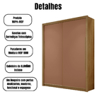 Guarda Roupa Dubai 2 Portas De Correr Nature Camarim Vila Rica