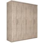 Guarda Roupa Dubai Casal Seis Portas Amarula