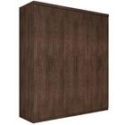 Guarda Roupa Dubai Casal Seis Portas Chocolate