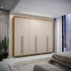 Guarda Roupa Dubai Majestic 6 Portas E 6 Gavetas Nature/fendi