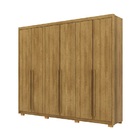 Guarda Roupa Dubai Majestic 6 Portas E 6 Gavetas Nature - Vil
