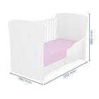 Guarda Roupa E Berço Que Vira Mini Cama Doce Sonho Branco – Q