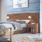 Guarda Roupa E Cabeceira Extensível Julita Jatobá Areia