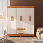 Guarda Roupa E Cabeceira Istambul Nature Off White