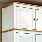 Guarda Roupa E Cabeceira Queen Madeira Maciça 9105x9108x9116