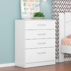 Guarda Roupa E Cômoda Barcelona Branco