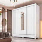 Guarda Roupa E Cômoda Leicester Branco