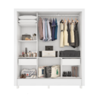 Guarda Roupa E Cômoda Leicester Branco