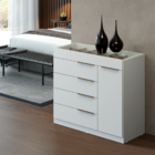 Guarda Roupa E Cômoda Leicester Branco