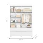 Guarda Roupa Eagle Branco Fosco Liso