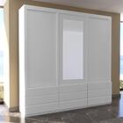 Guarda-roupa Eco 07 Esp 100% Mdf 3 Portas 9 Gav Bom Pastor