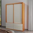 Guarda-roupa Eco 08 100% Mdf 2 Portas 6 Gavetas Bom Pastor