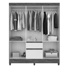 Guarda Roupa Eden Castanho Wood